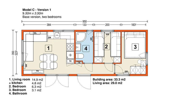 MOBIL-HOME C 29 m²