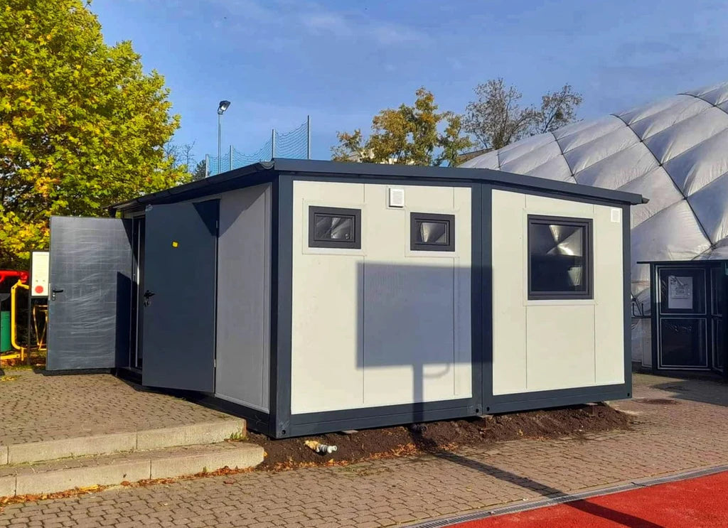 CONTENEDOR SANITARIO MODULAR 5Mx5M