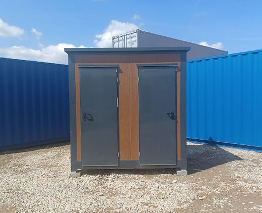 CONTENEDOR SANITARIO DOBLE 2 CABINAS